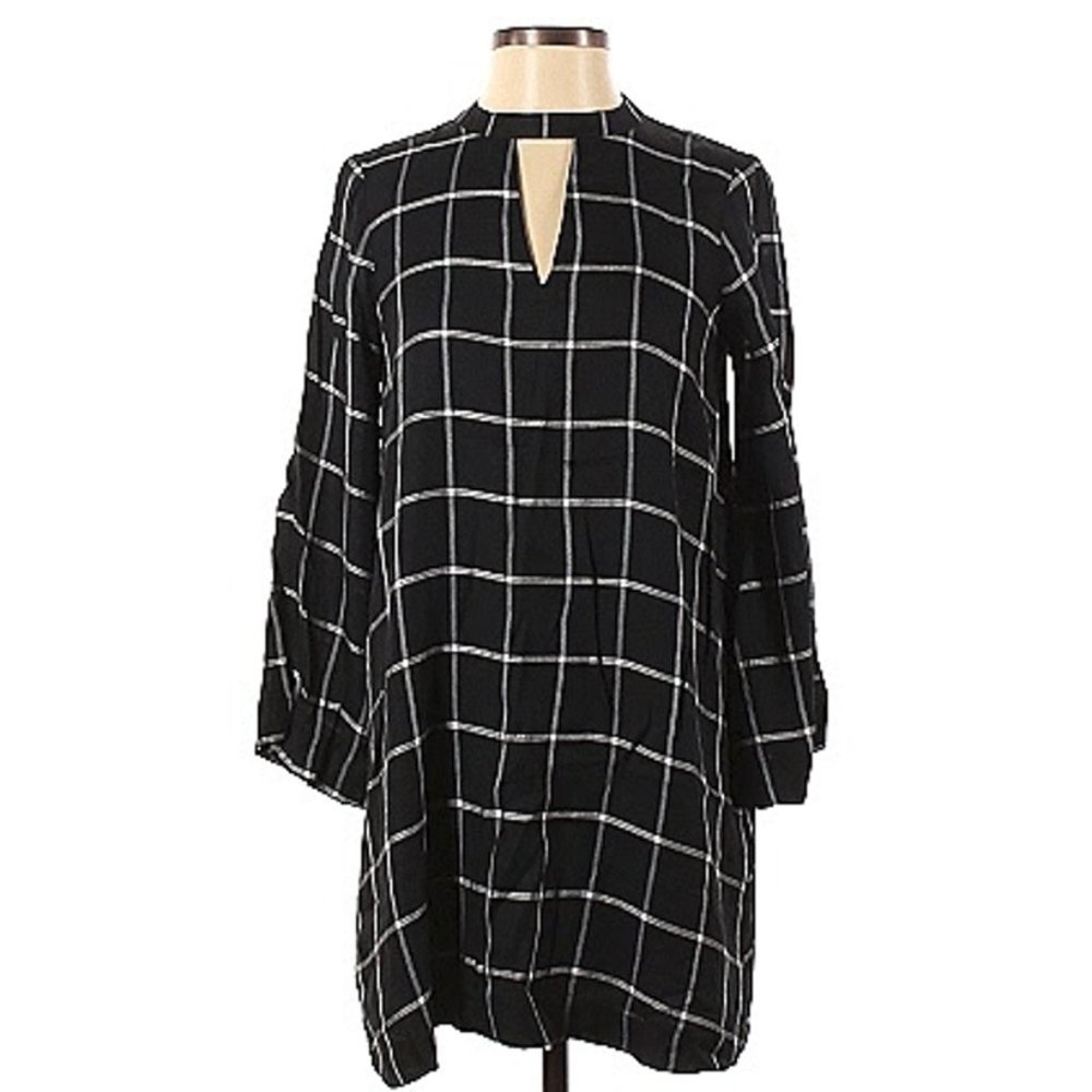 Ann Taylor grid shift dress